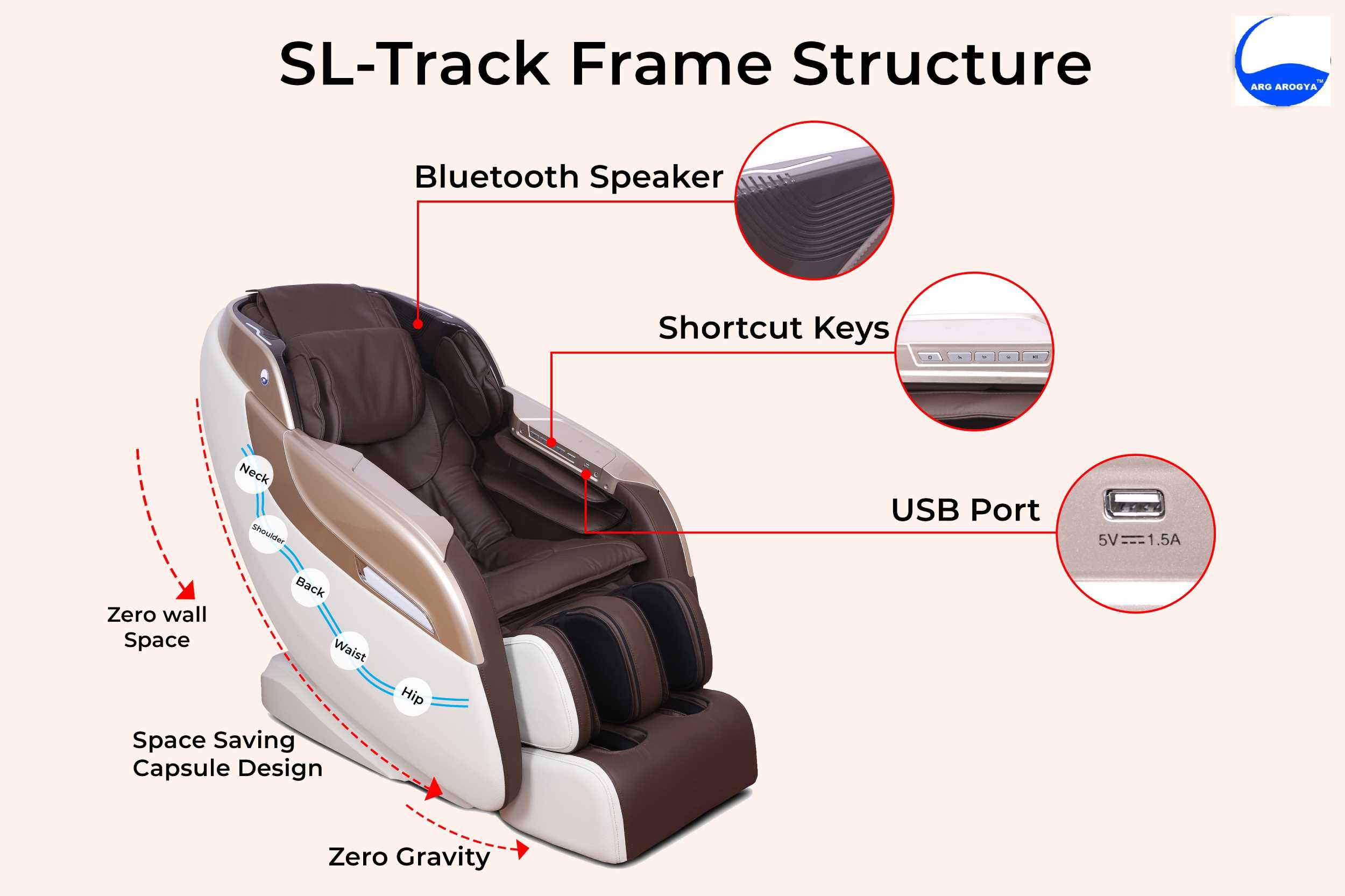 3D Massage Chair - ARG R657